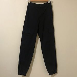 Garage Black Bubble Cargo Pant